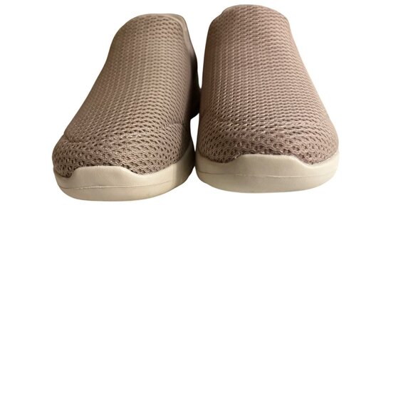 Skechers Taupe Mesh Go Walk Joy Slip On Sneakers Shoes Comfort Size 7 Box - Picture 3 of 12